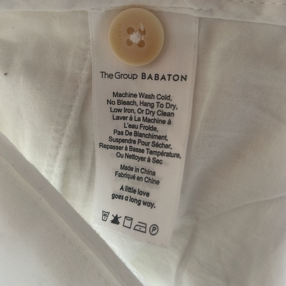 The Group by Babaton sailor wide legged pants white size 6 - Picture 3 of 5